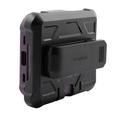 Etui pancerne do Samsung Galaxy Z Flip 4 5G, Dexnor Clip Holder, fioletowe