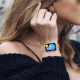 Bransoleta z Diamentami do Xiaomi Smart Band 8 Pro / Xiaomi Smart Band 9 Pro, Różowe rose gold