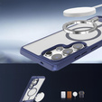Etui do Samsung Galaxy S25 Ultra, Kickstand Matt Case, do MagSafe, granatowe