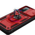 Etui pancerne do Samsung Galaxy S20 FE, CamShield Slide, czerwone