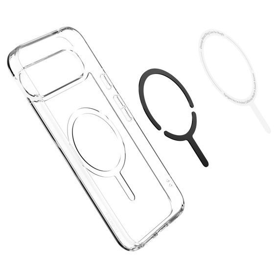 Etui Spigen do Google Pixel 9 Pro, Ultra Hybrid OneTap Ring, przezroczyste
