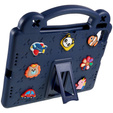 Etui do iPad Air 11" 2025/2024 (7/6 gen.), Cute Patterns, z podstawką, granatowe