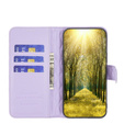 Etui z klapką do Xiaomi Redmi Note 13 Pro 5G, Wallet, BINFEN COLOR, fioletowe