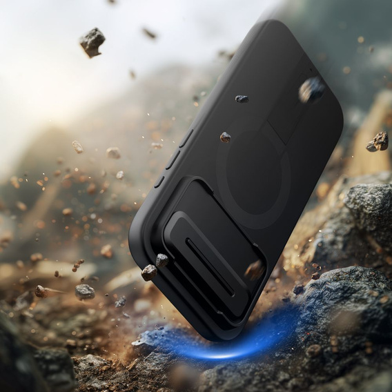 Etui Tech-Protect do iPhone Air, Kevlar Aura MagSafe, Czarne