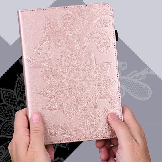 Etui do Samsung Galaxy Tab S7, Stylish Flower, różowe