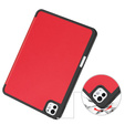 Etui do iPad Pro 11" 2024 (5 gen.), Smartcase z miejscem na rysik, czerwone