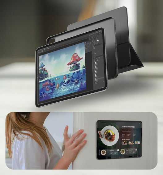 Dexnor etui z podstawką do iPad Pro 13" 2024 (7. generacji, M4) – magnetyczne, składane - czarne