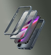 Dexnor – magnetyczne etui z osłoną aparatu do iPhone 13 Pro - niebieskie
