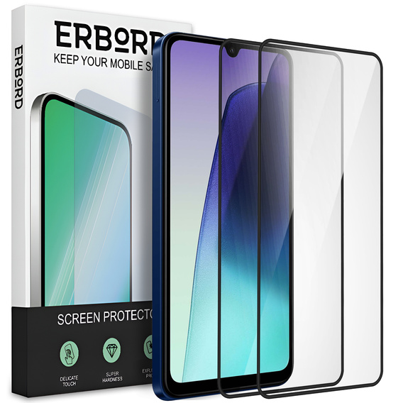 2x Szkło Hartowane ERBORD 3D do Xiaomi Redmi 14C / Poco C75 – ochrona całego ekranu