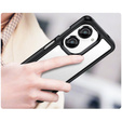 Etui do Asus Zenfone 9 5G / 10 5G, Fusion Hybrid, przezroczyste / czarne