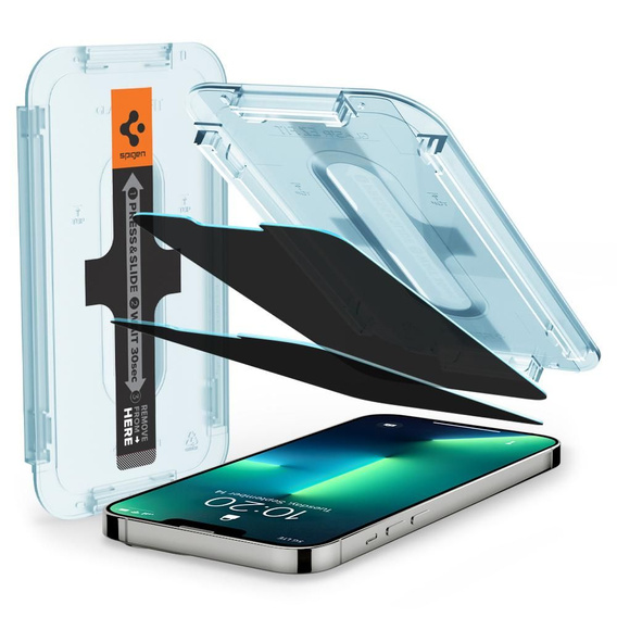 SPIGEN Szkło Hartowane Prywatyzujące do iPhone 13 Pro Max, Glas.TR Privacy
