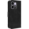 Etui z klapką do Oppo Reno 14F, Card Slot, portfelowe, czarne