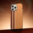Etui do iPhone 16 Pro, Carbon Fiber MagSafe, żółte