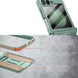 Etui do Samsung Galaxy Z Flip 5, Suritch Full Body, zielone