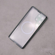 Etui Magnetic Dual Glass MagSafe do Samsung Galaxy S22 Ultra, zielone