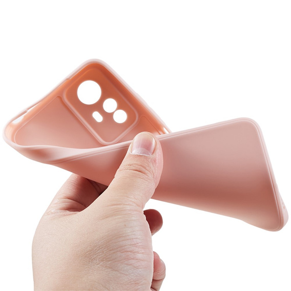 Etui do Xiaomi Redmi Note 12S, Silicone Lite, różowe