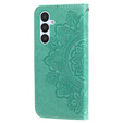 Etui z klapką do Samsung Galaxy A54 5G, Mandala, zielone