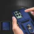 Etui pancerne do Samsung Galaxy M33 5G, CamShield Slide, niebieskie