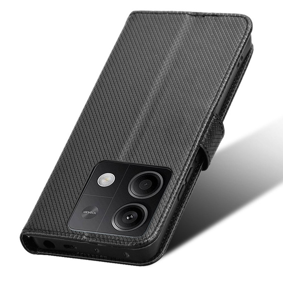 Etui z klapką do Xiaomi Redmi Note 13 5G, Wallet Smart Magnet, czarne