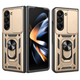 Etui pancerne do Samsung Galaxy Z Fold5 5G, CamShield Slide, złote