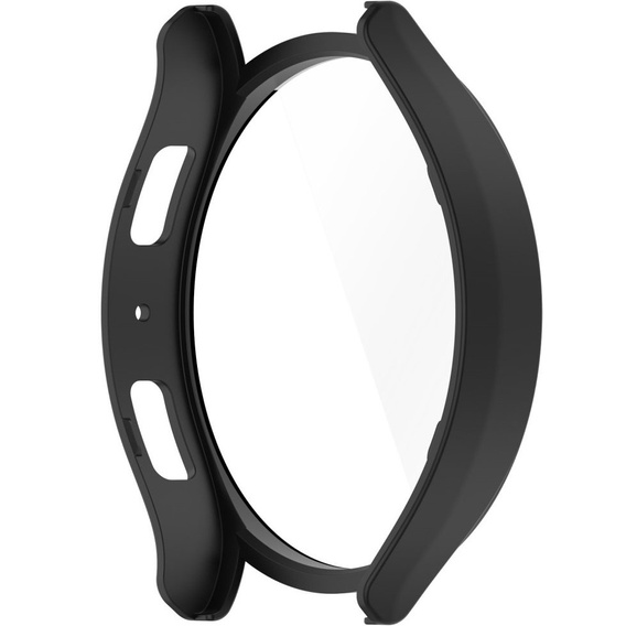 2w1 Etui + Szkło Hartowane do Samsung Galaxy Watch 6 44mm, Czarne