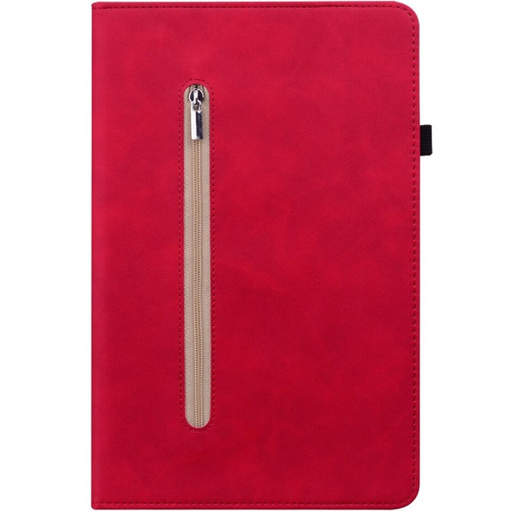 Etui do Lenovo Tab M9, Wallet Pen Slot, czerwone