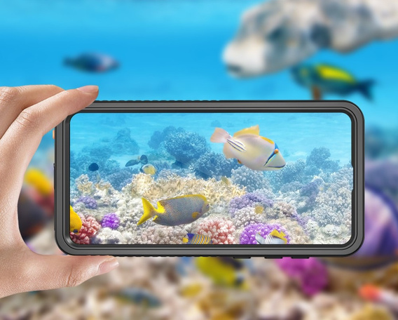Redpepper – wodoodporne i wstrząsoodporne etui do Samsung Galaxy S25 Edge - czarne