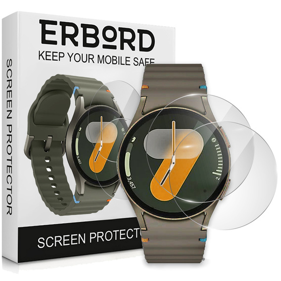 2x Szkło Hartowane ERBORD do Samsung Galaxy Watch 7 40mm, Szybka