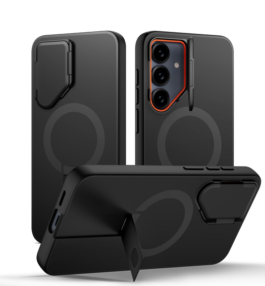 Etui Suritch Shockproof z podstawką i MagSafe do Samsung Galaxy S25 FE