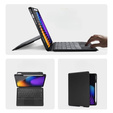 Etui z podświetlaną klawiaturą do Xiaomi Pad 7 / 7 Pro, Dux Ducis DK Series, czarne