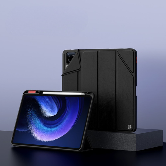 Etui Nillkin do Xiaomi Pad 6 /6 Pro, czarne z miejscem na rysik