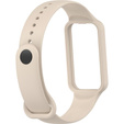 Pasek Silikonowy do Xiaomi Amazfit Band 7, Beżowy