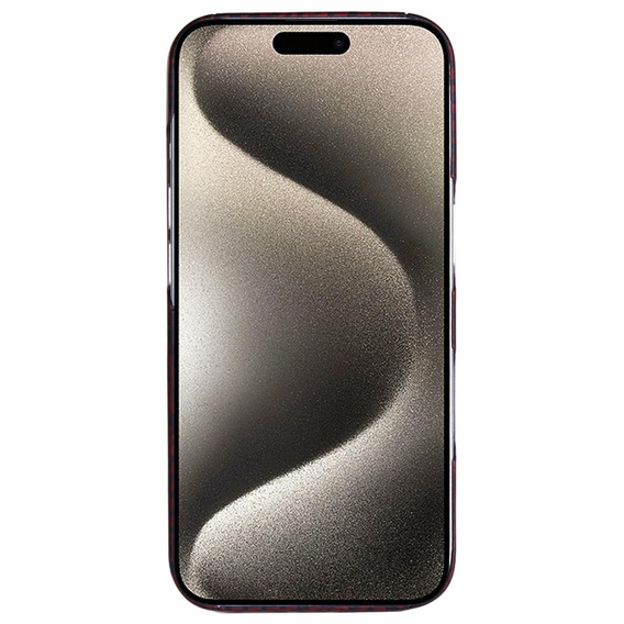 Etui do iPhone 16 Pro, Aramid Fiber MagSafe, czerwone