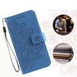 Etui z klapką do Xiaomi Redmi 13C / Poco C65, Mandala, niebieskie