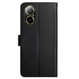 Etui z klapką do Realme C67, Nappa Texture Wallet, czarne