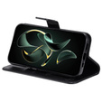 Etui z klapką do Xiaomi 13T / 13T Pro, Butterfly, czarne