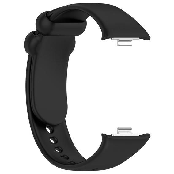 Pasek Silikonowy do Xiaomi Smart Band 8 Pro / Xiaomi Smart Band 9 Pro, Czarny