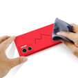 Etui do Motorola Edge 40 5G, Silicone Lite, czerwone