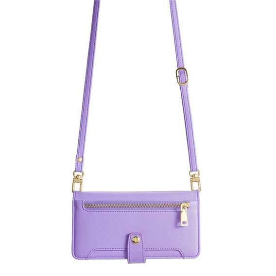 Etui z klapką i kieszenią na suwak do iPhone 17