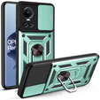 Etui pancerne do Oppo Reno 10 / 10 Pro, CamShield Slide, zielone