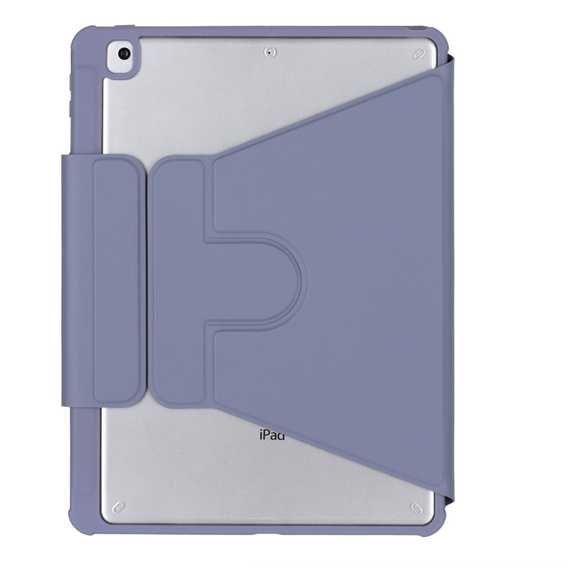 Etui z klawiaturą do iPad 11" 2025 A16 (11 gen.) / iPad 10.9" 2022 (10 gen.), Rotary 360° Leather, fioletowe