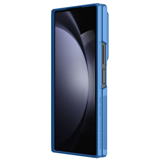 Etui do Samsung Galaxy Z Fold6 5G, pancerne Nillkin, CamShield Pro, niebieskie
