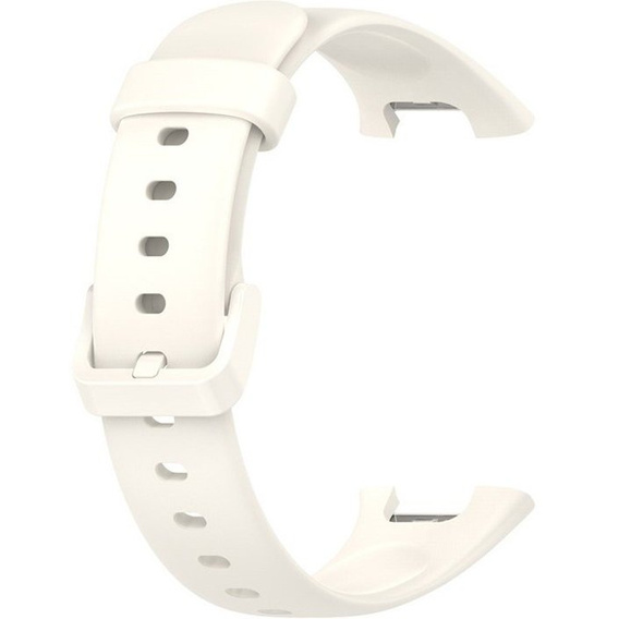 Pasek Silikonowy do Xiaomi Mi Band 7 Pro, White
