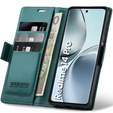 Etui do Realme 14 Pro 5G, ERBORD Glossy Litchi, portfel z klapką, zielone