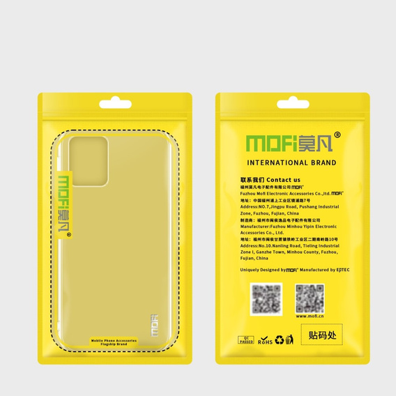 Etui MOFI Case do Motorola Moto G13 / G23 4G, Cienkie, Przezroczyste