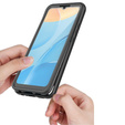 Etui do Oppo A15 / A15S, Shockproof, z folią, czarne