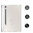 Zestaw Etui do Samsung Galaxy Tab S9, z miejscem na rysik, Silikonowe, Przezroczyste + Szkło