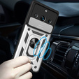 Etui pancerne do Realme 11 Pro 5G / 11 Pro+ 5G, CamShield Slide, srebrne