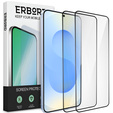 2x Szkło Hartowane do Samsung Galaxy S24+/S25+ Plus, ERBORD 3D pełne, szybka na cały ekran