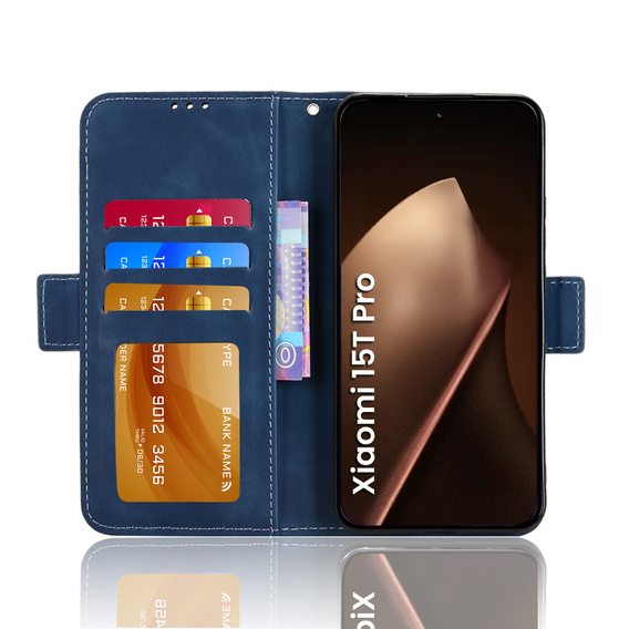 Etui z klapką Card Slot do Xiaomi 15T Pro